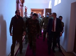 Աննա Հակոբյանը տեսանյութ է հրապարակել Ստեփանակերտից՝ ամուսնու՝ Նիկոլ Փաշինյանի հետ