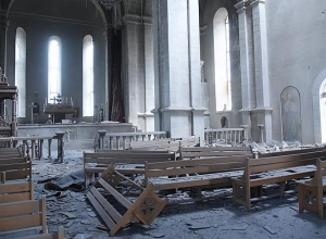 Azerbaijan destroys Christian cathedral in town of Shushi