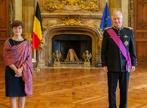 Посол Агаджанян вручила верительные грамоты королю Бельгии Филиппу