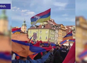 Armenian community of Poland supporting Artsakh