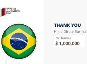 $1,000,000   from Hilda Diruhi Burmaian