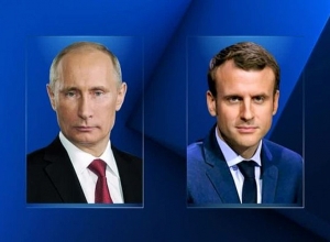 Путин и Макрон обсудили ситуацию в Нагорном Карабахе