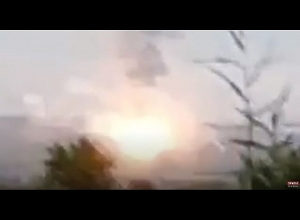 Поражение азербайджанской тяжелой огнеметной системы ТОС 1