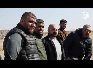 Учения джавахцев по происхождению перед отправлением на фронт