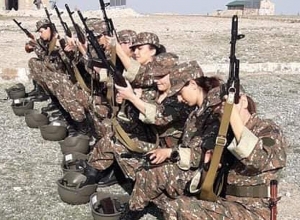 First platoon of women undergoes training