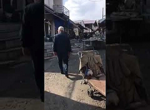 Artsakh people are unbreakable. Immediately after yesterday's shelling of the Central Market of Stepanakert
