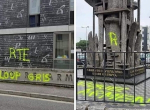 В Лионе турки совершили акт вандализма в отношении памятника Геноцида армян