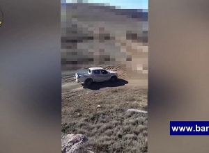 После разгрома врага армянские силы конфисковали командирскую машину азербайджанской стороны