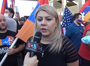 Լոս Անջելեսի հայ համայնքը շարունակում է բողոքի ցույցերը