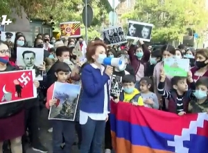 Արցախի կանանց բողոքի ակցիան Ռուսաստանի դեպսնատան մոտ. ՈՒՂԻՂ