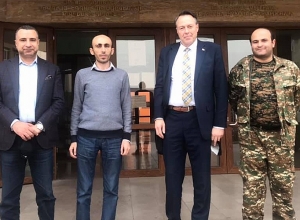 Artak Beglaryan Received the President of ''One Free World International'' Human Rights Organization And A Member of Parliament of Iceland