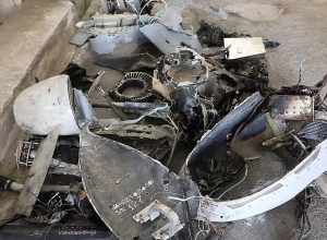 Уничтоженный вражеский БПЛА