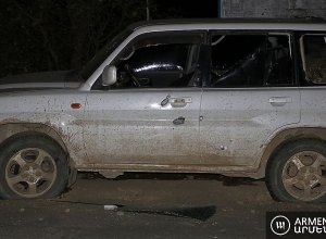 Ստեփանակերտում «Արմենպրես»-ի թղթակիցն այլ լրագրողների հետ ընկել է հրետակոծության տակ