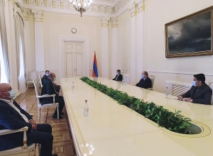 Армен Саркисян принял представителей партии “Национальная повестка”