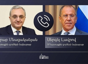 Sergey Lavrov holds phone conversation with Armenian Foreign Minister Zohrab Mnatsakanyan