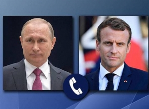 Путин и Макрон подчеркнули важность решения неотложных гуманитарных вопросов в НК