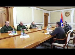 Հարությունյանն ընդունել է ՀՀ զինվորական դատախազ Վահե Հարությունյանի գլխավորած պատվիրակությանը: