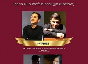 «Պուտրա» մրցույթում Ա․ Գրիգորյան և Ա․ Պուչինյան դուետն արժանացել է 1-ին մրցանակին