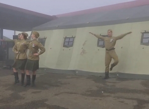 Концерт для российских миротворцев на наблюдательных постах в Лачинском коридоре