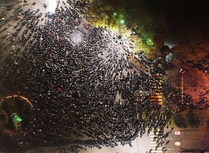 Երևանի Ֆրանսիայի հրապարակում ցույցին մասնակցել է 2700-2800 մարդ. ԻՔՄ