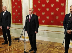 Переговоры завершились: Совместная пресс-конференция Владимира Путина, Никола Пашиняна и Ильхама Алиева
