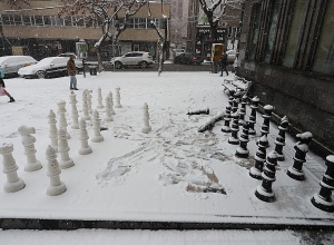 Ձյունը ծածկել է  Երեւանի փողոցները.ֆոտոշարք