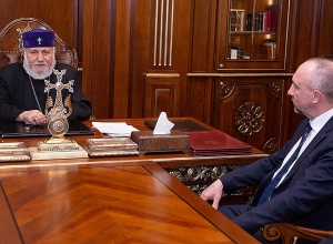 Կաթողիկոսն ընդունել է Բելառուսի նորանշանակ դեսպանին