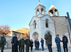 Араик Арутюнян встретился с руководящим составом Мартакертского района