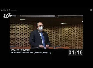 Азербайджан удерживает пленных только потому, что они – армяне: выступление Владимира Варданяна на ПАСЕ