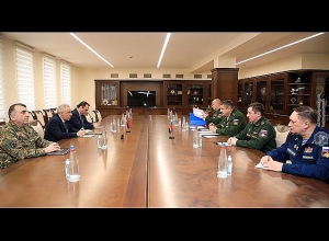 Վաղարշակ Հարությունյանն ընդունել է գեներալ-գնդապետ Սերգեյ Իստրակովին
