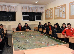 Մարզիկ զինծառայողներն այցելել են ռազմական համալսարան