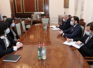 Вице-премьер Авинян принял директора компании “Веолия” по вопросам Армении