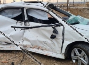 Արմավիրի մարզում գնացքը հարվածել է գծերի վրա հայտնված Toyota-ին, վերջինս 15մ շպրտվել է․ կա վիրավոր