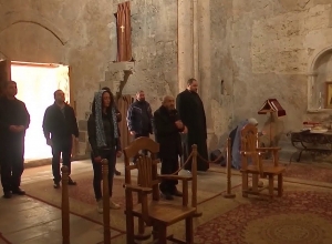 15 паломников из Нагорного Карабаха смогли посетить христианский монастырь Дадиванк