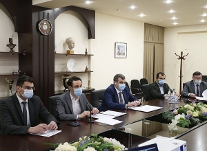 Քաղաքապետը ԵՄ պատվիրակությանը ներկայացրել է Երևանի մետրոպոլիտենի դրենաժային թունելի կառուցման և այլ ծրագրերի ընթացքը