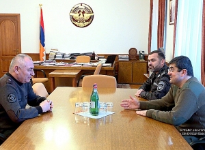 Араик Арутюнян принял министра ЧС РА Андраника Пилояна