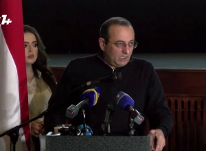 Выступление Арцвика Минасяна на съезде национального союза езидов