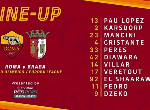 Ուղիղ. «Ռոմա» - «Բրագա». Հենրիխ Մխիթարյանը հայտավորված է պահեստայինների թվում