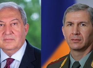 Նախագահ Արմեն Սարգսյանն այցելել է ՀՀ Զինված ուժերի գլխավոր շտաբ