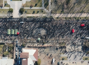 ԻՔՄ․ Բաղրամյան պողոտայի՝ ցուցարարների կողմից փակված տարածքում գտնվել է 3300 մարդ