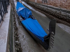 Վենետիկյան ջրանցքները մնացել են առանց ջրի