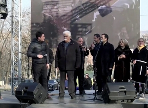 Մտավորականների հավաքը Բաղրամյան պողոտայում․ ՈՒՂԻՂ