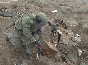 Ականազերծում ռուս խաղաղապահների կողմից Մարդակերտի տարածքում