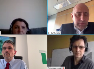 Սուրեն Պապիկյանը տեսակապով հանդիպում է ունեցել KfW բանկի  Արևելյան Եվրոպայի տարածաշրջանային տնօրենի  հետ