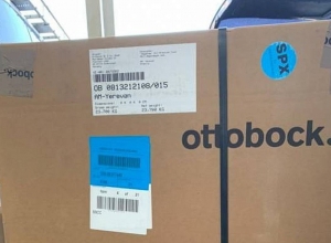 Վիրավոր զինվորների համար նախատեսված ոտքի պրոթեզների հերթական խմբաքանակն արդեն Հայաստանում է