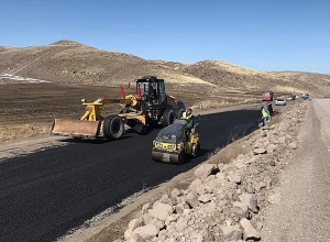 Իրականացվում են Թալին-Լանջիկ-Լանջիկ-Գյումրի ճանապարհահատվածի շինարարական աշխատանքները