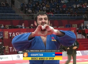Ֆերդինանտ Կարապետյանը բրոնզե մեդալ նվաճեց ձյուդոյի Տաշքենդի «Մեծ սաղավարտում»