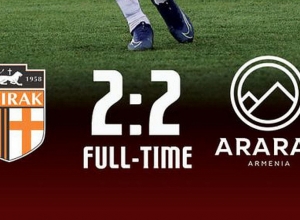 «Շիրակն» ու «Արարատ-Արեմնիա» մարտական ոչ-ոքի խաղացին