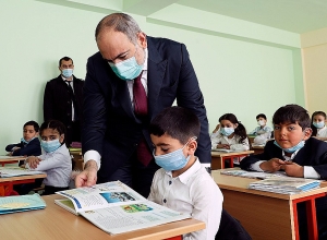 Վարչապետը ծանոթացել է Գավառի թիվ 2 միջնակարգ դպրոցում իրականացված վերակառուցման աշխատանքներին․ լուսանկարներ