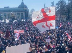 Վրաստանում  մարդիկ ցույցի են դուրս եկել՝ պահանջելով թուրքական ընկերության կողմից ՀԷԿ-ի կառուցման դադարեցումը